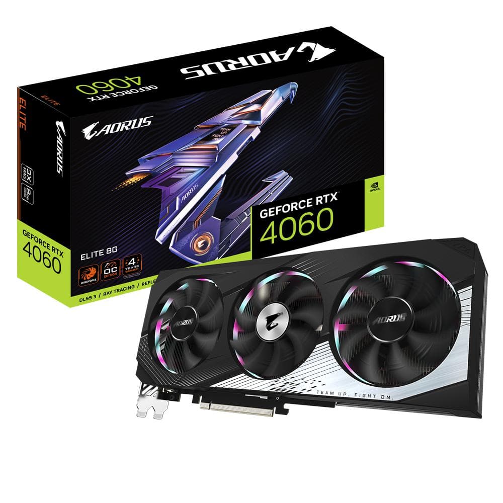 GB AORUS GEFORCE RTX 4060 ELITE OC 8G "GV-N4060AORUS E-8G"