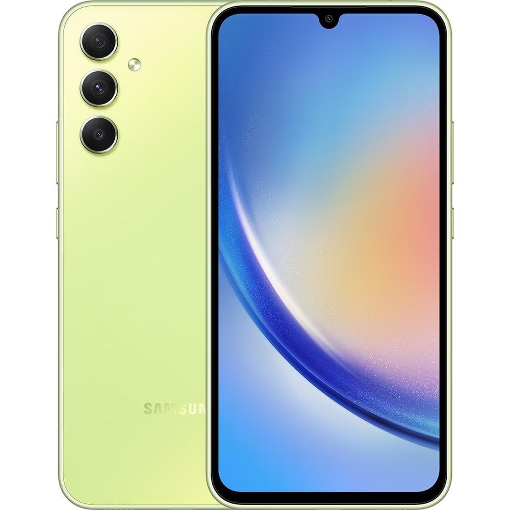Samsung Galaxy A34 DS Light Green 5G/6.55"/OC/8GB/256GB/13MP/48MP+8MP+5MP/5000mAh + IP67 "SM-A346BLGEEUE"