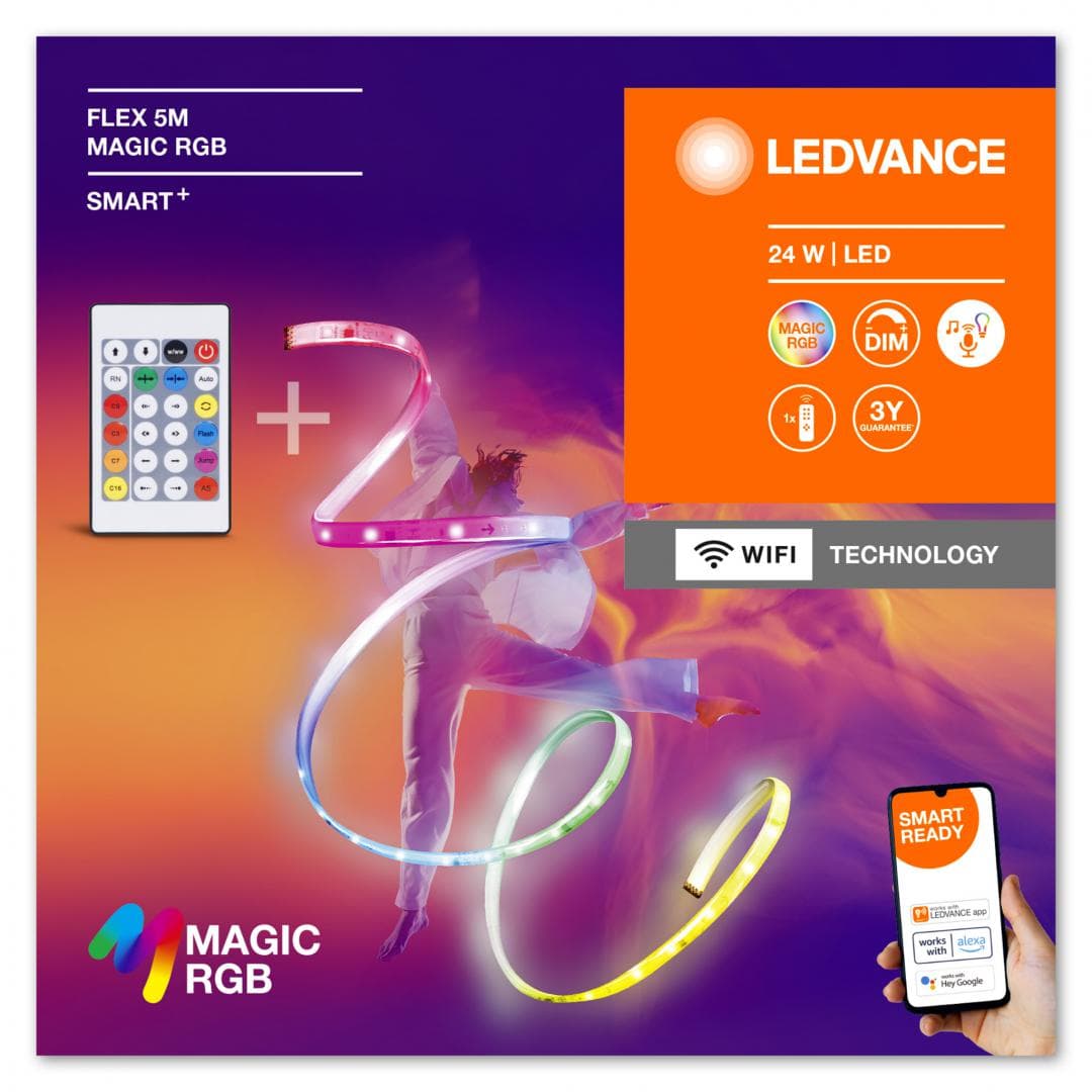 SMART WIFI FLEX 5M MGC RGB RC LEDV "000004099854095146"
