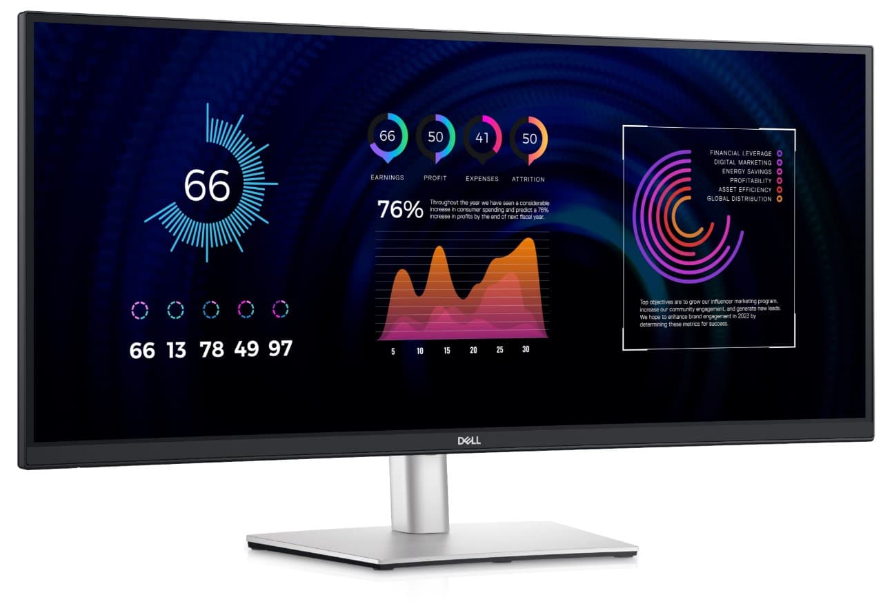 MONITOARE Dell 34 CURVED USB-C DELL P3424WE BLACK S "210-BGTY"