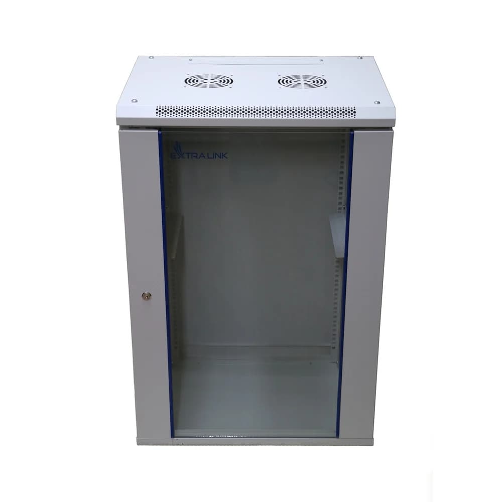 EXTRALINK 18U 600X450 wall-mounted rackmount cabinet gray "EX.14374"