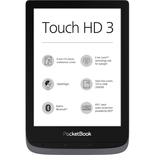 eREADER PocketBook Touch HD 3 Metallic Grey "PB632-J-WW"