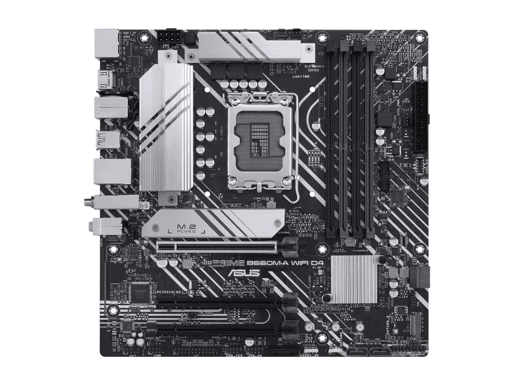 Placa de baza ASUS PRIME B660M-A WIFI D4Socket 1700, LGA1700, B660, USB3.2 GEN 2 AX201 MB "PRIME B660M-A WF D4"