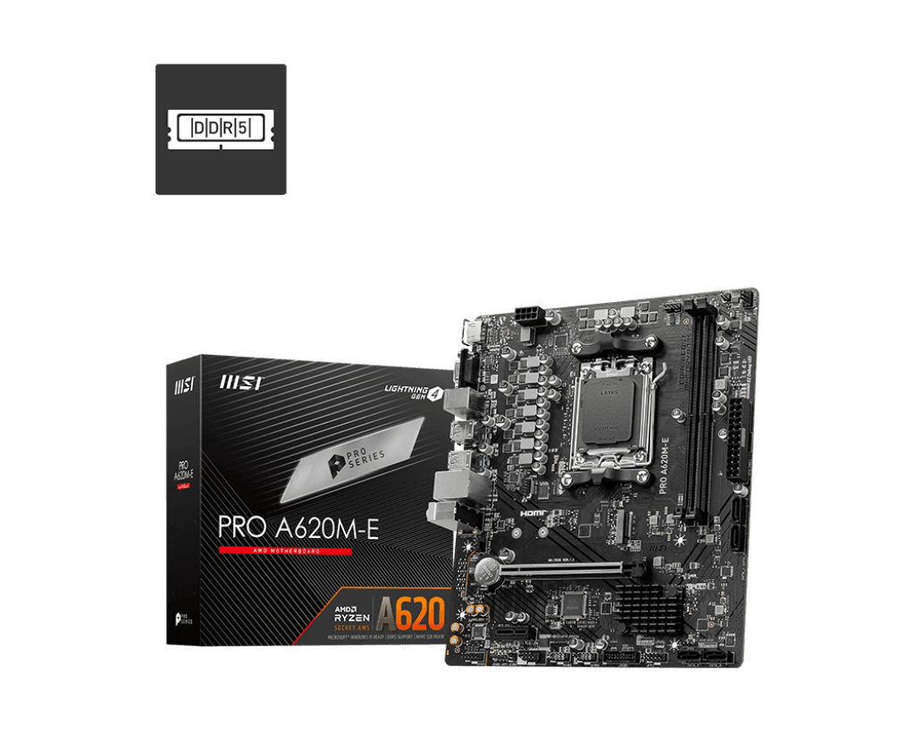 MSI PRO A620M-E AM5 1xHDMI 1xVGA "PRO A620M-E"