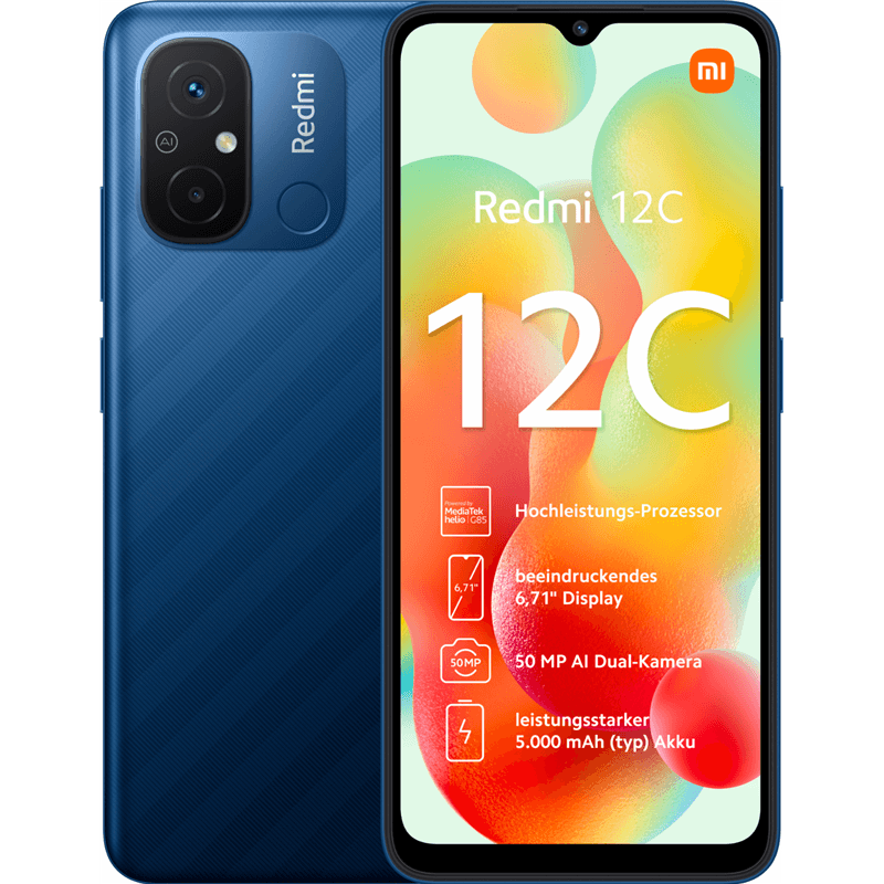 SMARTphone Xiaomi Redmi 12C NFC 4+128GB DS 4G Blue "XI12C4128GB4GDSNFCBL"