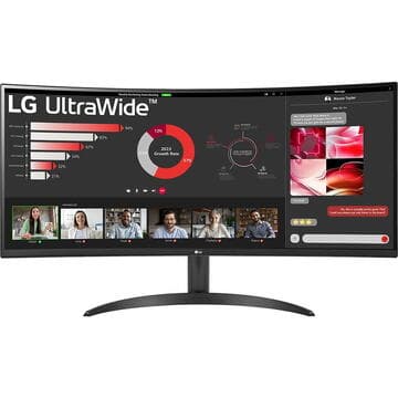 MONITOARE LG 34 inch, Curvature: Yes,VA, 3440x1440, 21:9, 100Hz, 5ms,300 cd/m2, 3000:1, 178°(H)/178°(V), x1 HDMI, x1 DisplayPort,Headphone out, VESA:100x100 "34WR50QC-B.AEU"