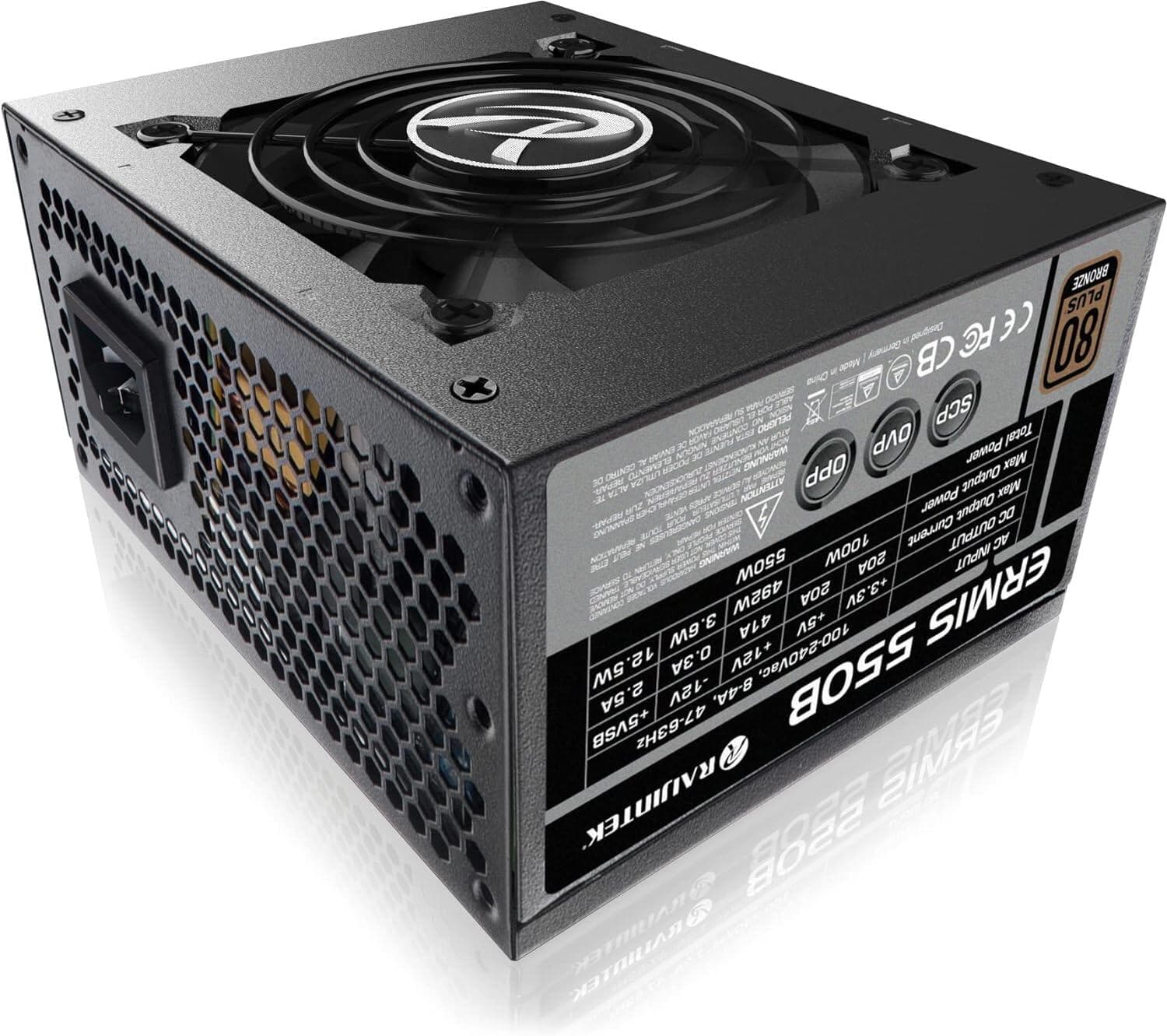 Sursa RAIJINTEK ERMIS 550B, SFX, 80 PLUS Bronze, 550W "0R30B00002"