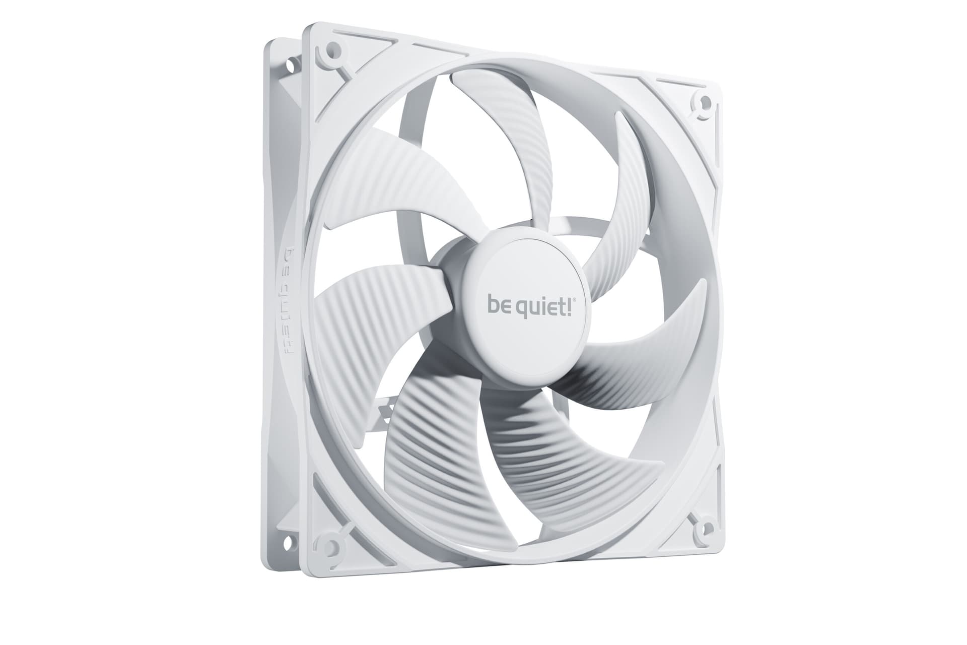 Ventilator be quiet! "PURE WINGS 3"140 mm 1200 rpm, Rifle bearing, 4-pin PWM, alb, "BL112"