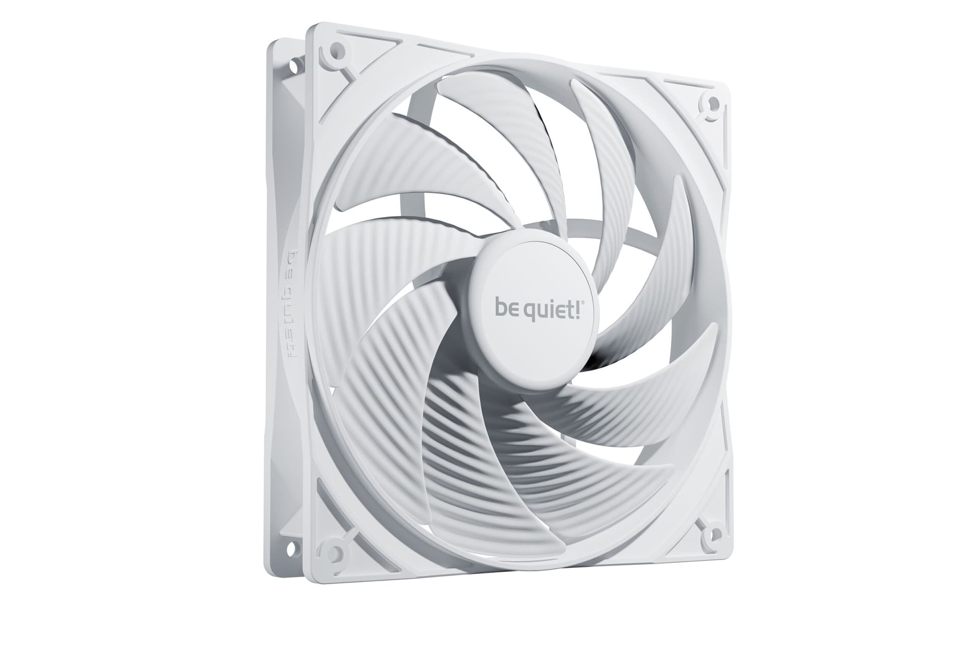 Ventilator be quiet! "PURE WINGS 3 PWM"140 mm 1800 rpm, Rifle bearing, 4-pin PWM, alb, "BL113"