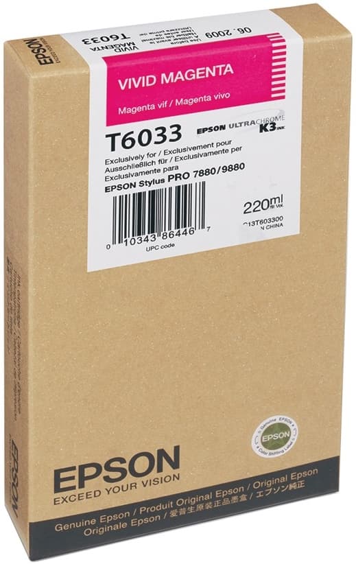 Cartus Cerneala Original Epson Magenta, pentru, "C13T603300"