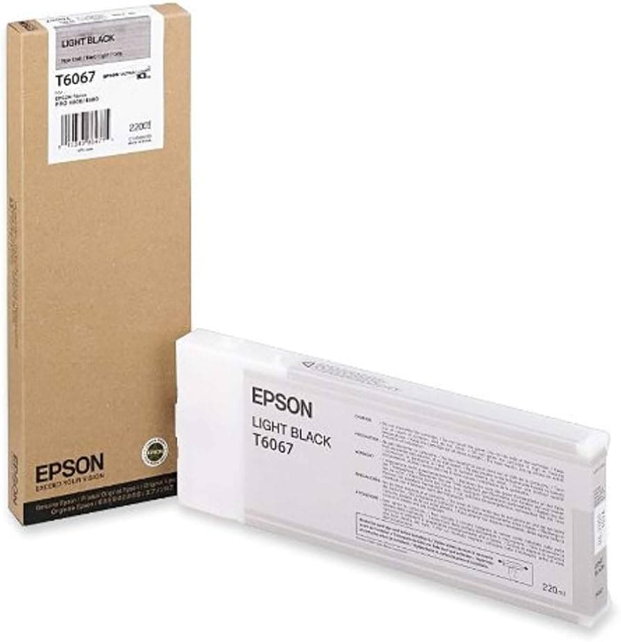 Cartus Cerneala Original Epson Light Black, pentru, "C13T606700"
