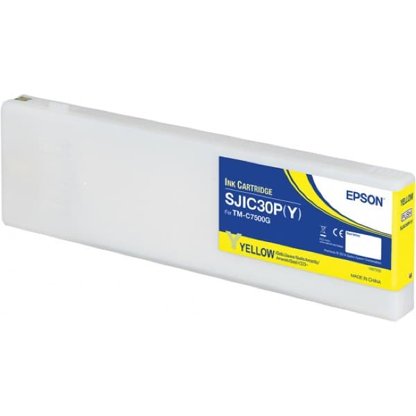 Cartus Cerneala Original Epson Yellow, SJIC30P, pentru TM-C7500G, 294.3ml, "C33S020642"