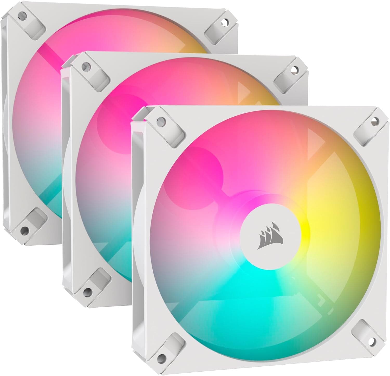 Ventilator Corsair iCUE AR120 RGB, 120mm PWM, Single Pack, Alb "CO-9050168-WW"