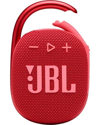 JBL Clip4 Portable Bluetooth Speaker Red "JBLCLIP4RD"