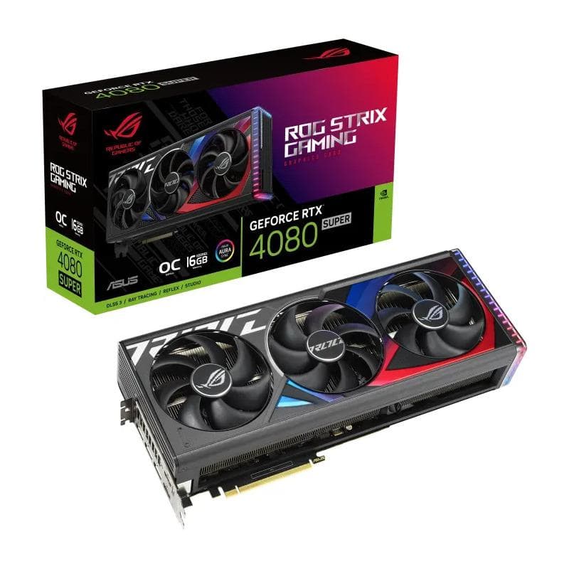 PLACI VIDEO Asus VGA AS ROG Strix RTX 4080 SUPER 16GB GAM "ROG-STRIX-RTX4080S-O16G-GAMING"