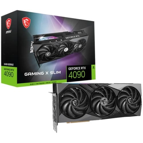 PLACI VIDEO MSI GeForce RTX 4090 GAMING X SLIM 24GB "RTX 4090 GAMING X SLIM 24G"