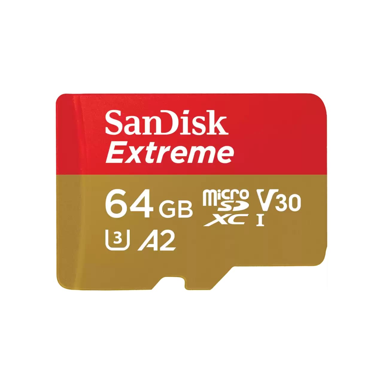 Card memorie SanDisk Extreme 64 GB microSDXC, memory card (UHS-I U3, Class 10, V30, A2) "SDSQXAH-064G-GN6GN"