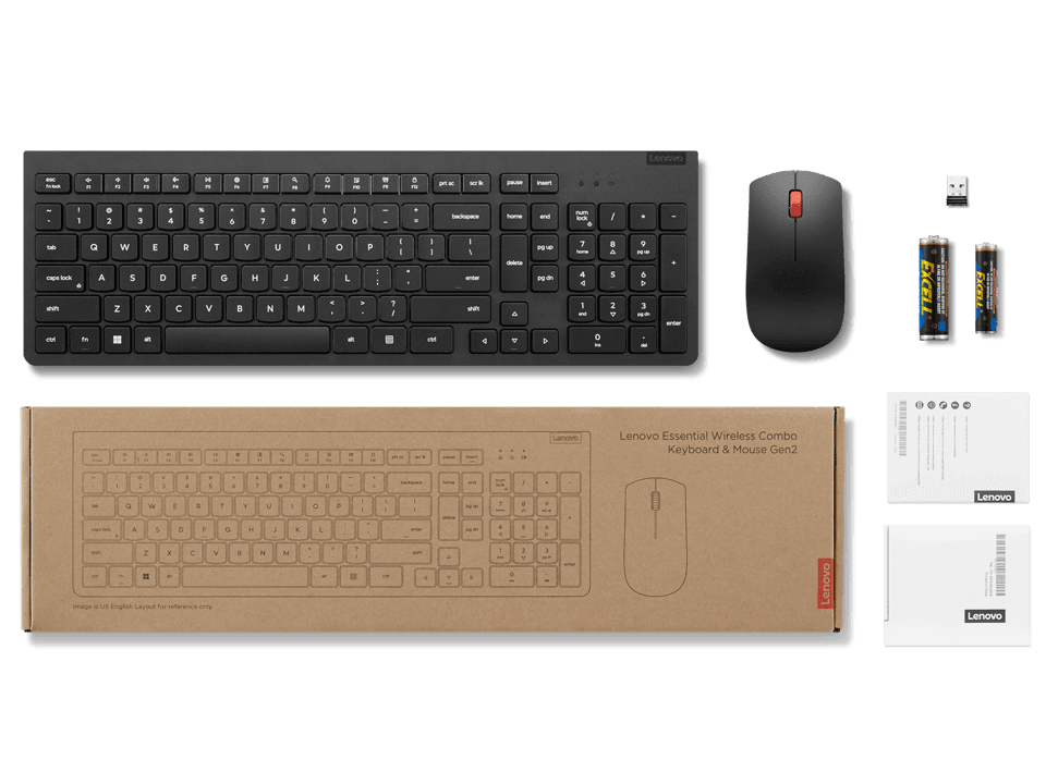 LENOVO Essential Wireless Keyboard and Mouse Combo Gen2 Romanian "4X31N50735"