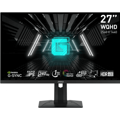 MSI G274QPX 27inch Rapid IPS WQHD 240Hz 1ms 2xHDMI DP USB Type-C PD65W "G274QPX"