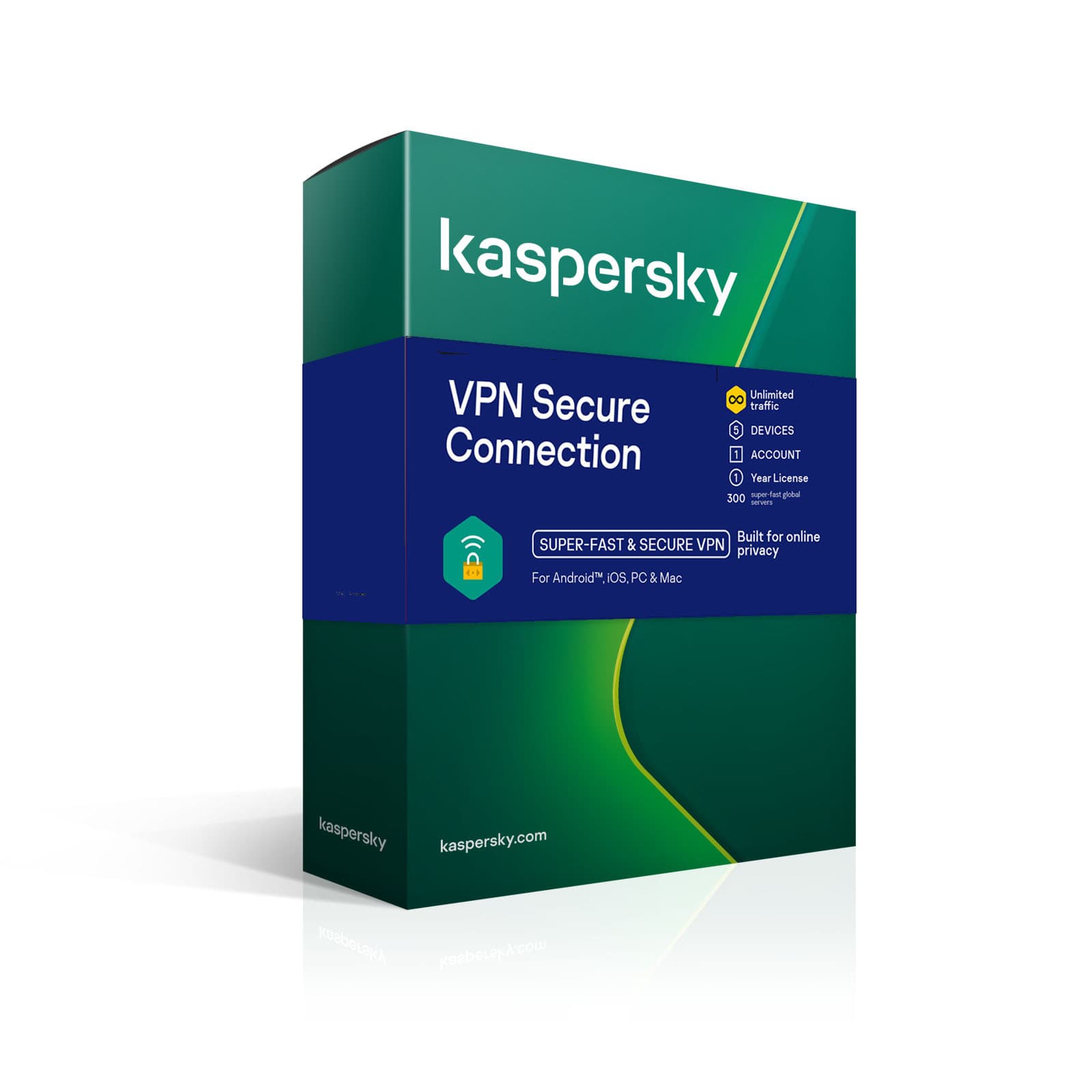 "Kaspersky Secure Connection Eastern Europe Edition. 5-Device; 1-User 1 month Renewal Download Pack" (Nu se returneaza) "KL1987ODEMR"- valabile doar pe teritoriul Romaniei