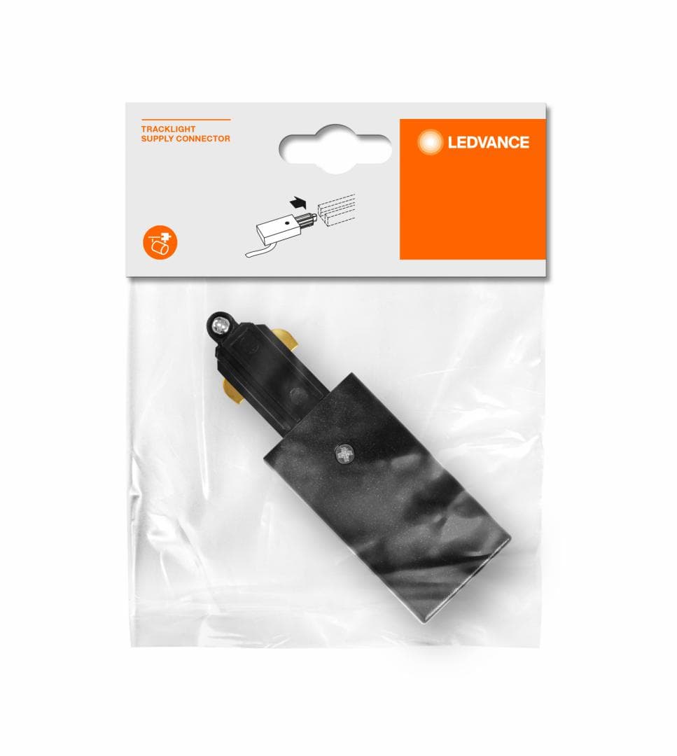 TRACKLIGHT SUPPLY CONNECTOR BK LEDV "000004058075763982"