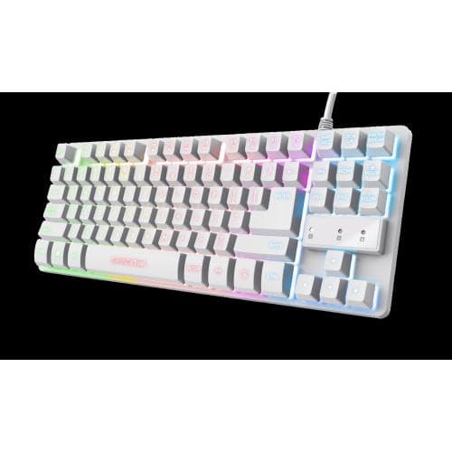 TRUST GXT833W THADO TKL KEYBOARD WHT US "24737"