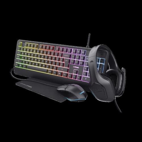 TRUST GXT 792 QUADROX 4-IN-1 GAMING BUNDLE "25155"