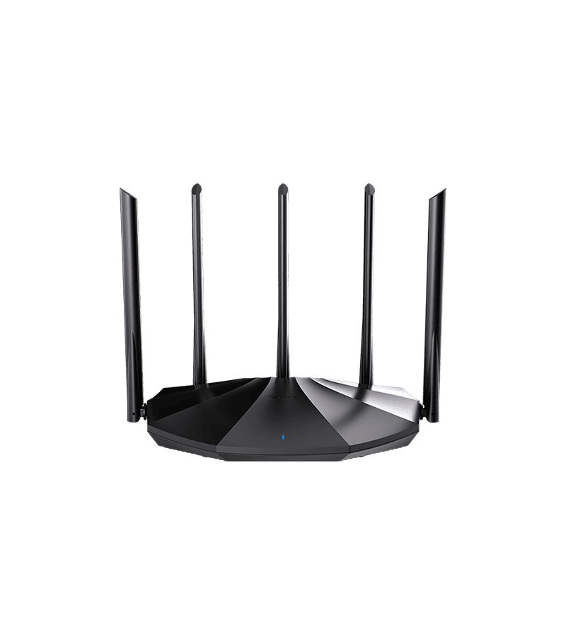ROUTER Tenda wireless AX1500Mbps,1 x WAN Gigabit, 3 porturi LAN Gigabit, 2.4 GHz/5 GHz dual band, 5 antene externe, WI-FI 6 "RX2 PRO"