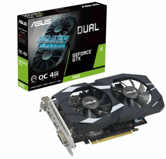 VGA AS GEFORCE DUAL-GTX1650-4GD6-P-EVO "DUAL-GTX1650-O4GD6-P-EVO"