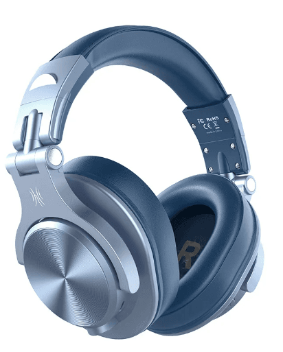 Casti OneOdio "Fusion A70", Over-Ear,profesionala, multimedia, DJ, BT 5.2 | Jack 3.5 mm | Jack 6.35 mm, impedanta 32 Ohm, 650mAh, difuzor 40mm, sky blue "Fusion A70 Sky Blue"