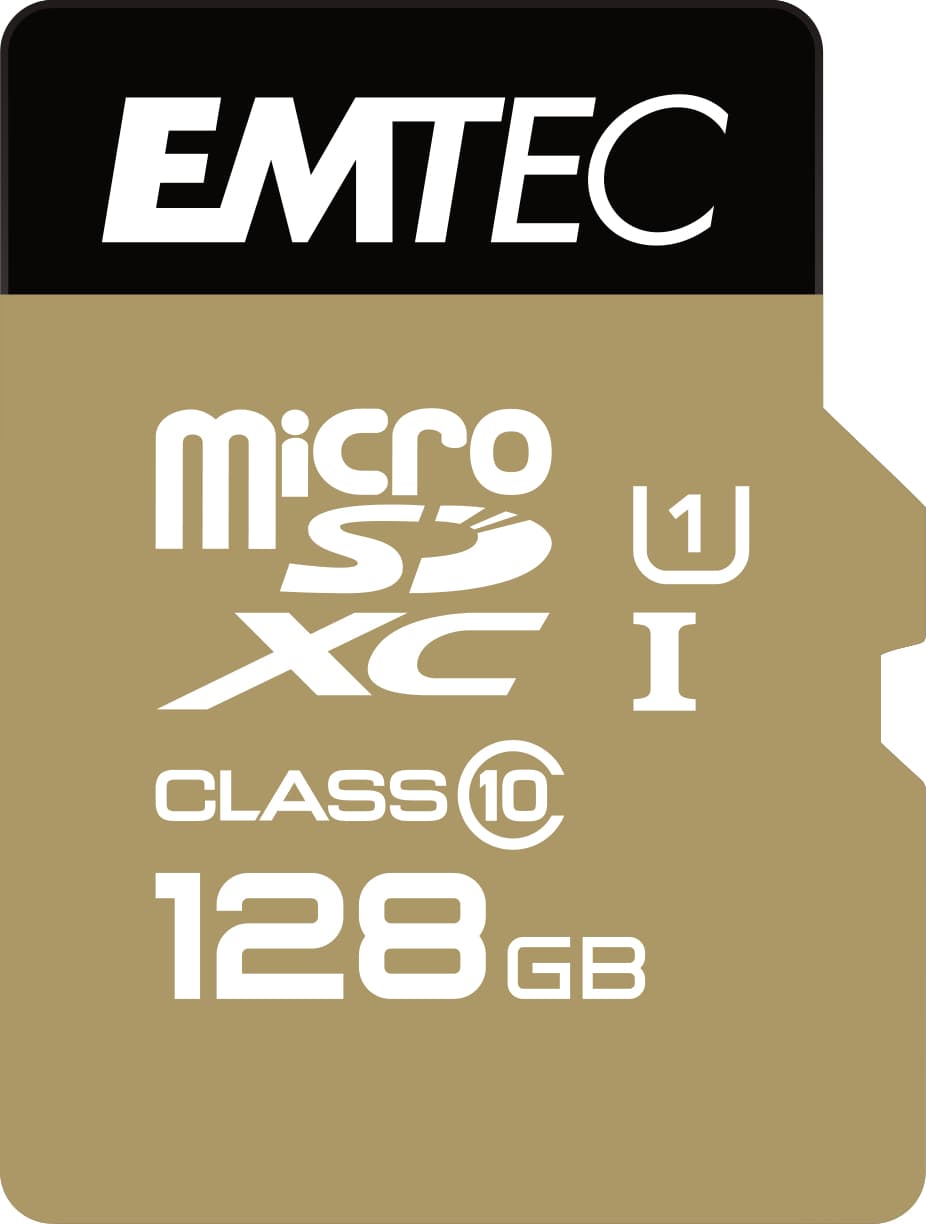 Card memorie Gold Elite 128 GB microSDHC, Memory Card (Class 10 UHS-I (D1)) "ECMSDM128GXC10GP"