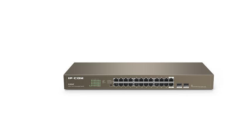 IP-COM 24-P 2SFP GIGABIT ETHERNET SWITCH "G1024F"