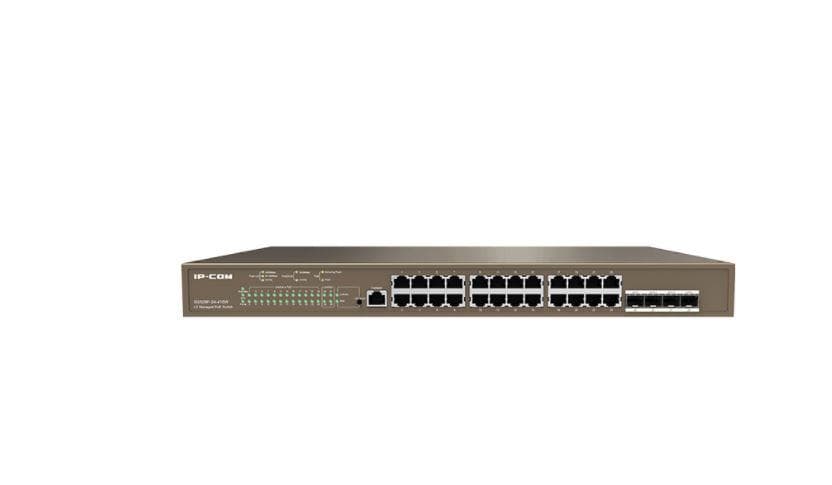 IP-COM 24PORT GIGABIT L3 MANAGED SWITCH "G5328P-24-410W"