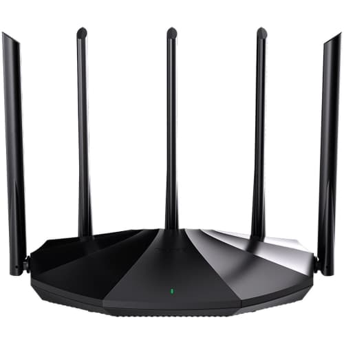 Tenda| TX2 PRO, Router wireless, 802.11a.x, AX 1500 Dual Band, Porturi 1 WAN, 3 LAN Gigabit| Antene 5 externe 6 dbi, | Negru "TX2PRO"