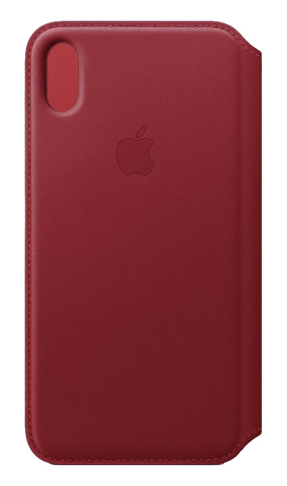 Leather Folio Folio pentru iPhone XS Max, Red "MRX32ZM/A"