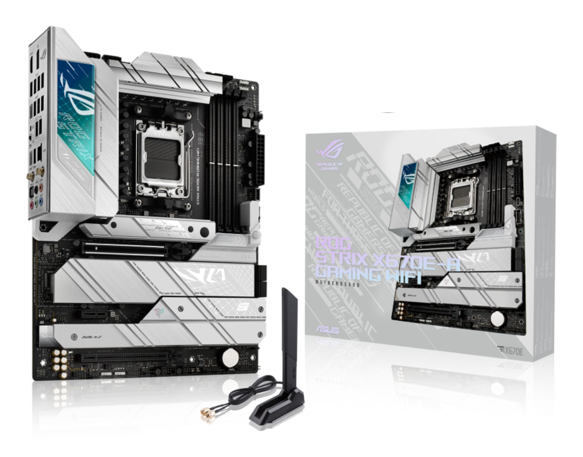 Placa de baza Gaming Asus ROG STRIX X670E-A WIFIAMD X670 ATX, DDR5 support, Wi-Fi 6E "ROG STRIX X670E-A GM"