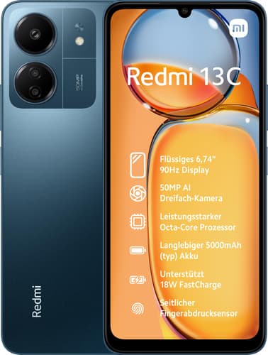 Xiaomi Redmi 13C 6+128GB DS 5G Blue "XIREDMI13C-6128GBDS5GBL"