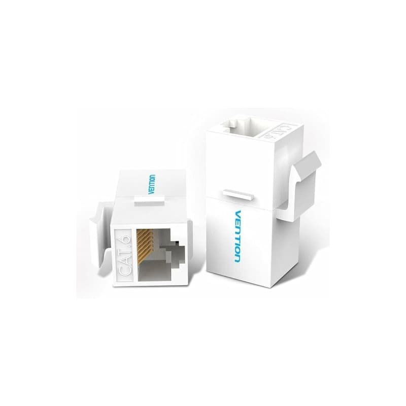 Cupla RJ-45 Vention, Cat. 6, 5 buc per set, alb, "IPGW0-5" - 6922794745223