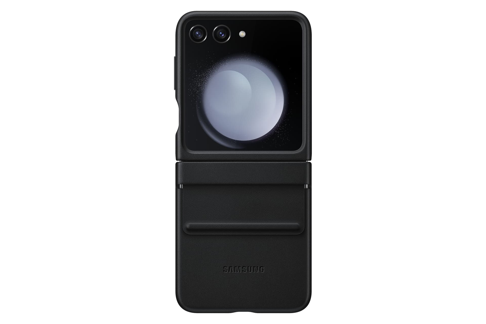 Husa Eco-leather Case pentru Galaxy Flip5, Black "EF-VF731PBEGWW"