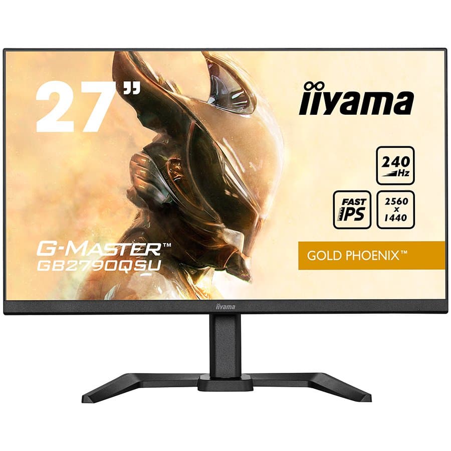 IIYAMA Monitor LED GB2790QSU-B5 GAMING 27inch 240Hz Fast IPS, matte finish 2560 x 1440 @240Hz 400cd 1ms HDMI DP USB Full ERGO "GB2790QSU-B5"