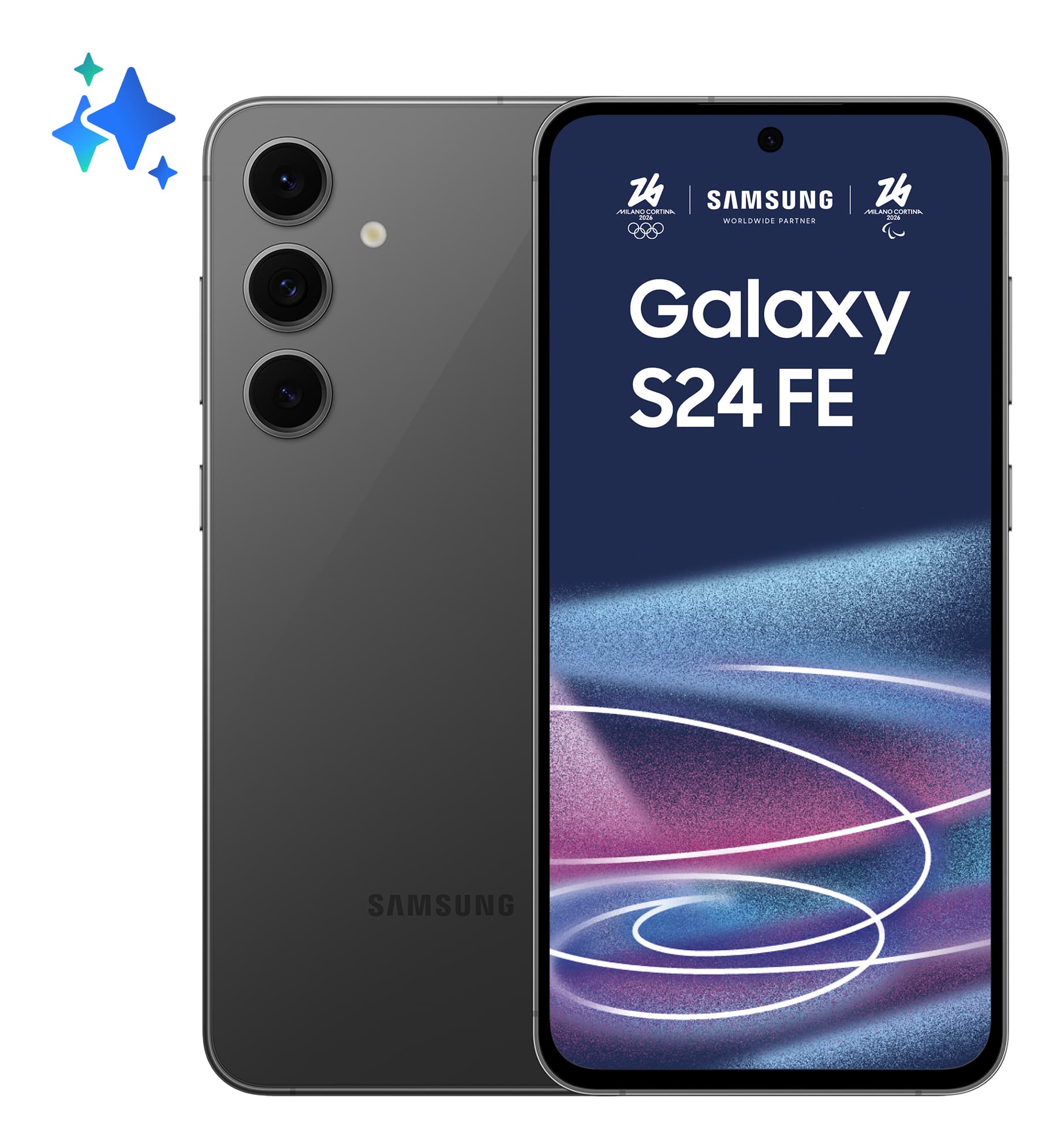 Smartphone Galaxy S24 FE 256GB 8GB RAM 5G Dual SIM Graphite "SM-S721BZKGEUE"