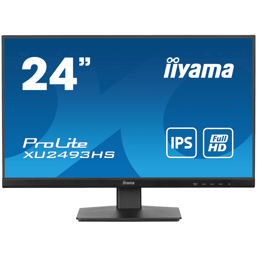 IIYAMA Monitor LED XU2493HS-B6 23.8" IPS 1920 x 1080 @100Hz 250 cd/m2 1300:1 0.5ms HDMI DP HDCP tilt "XU2493HS-B6"