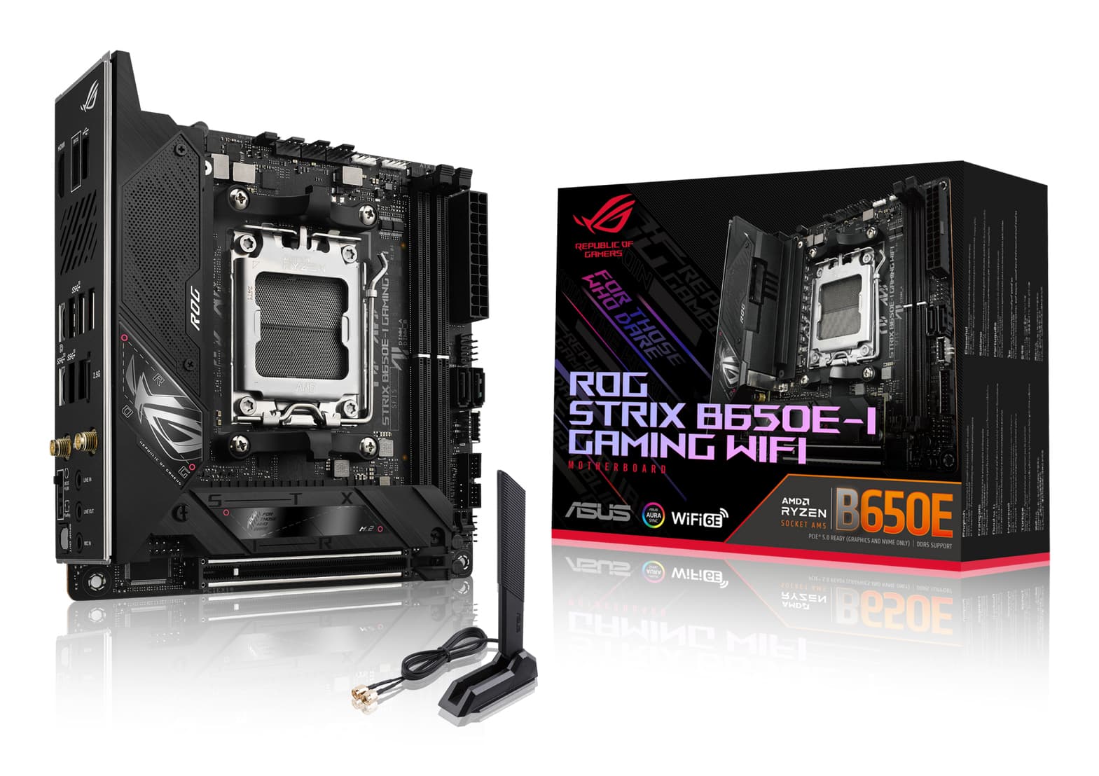Placa de baza ROG STRIX B650E-I GAMING WIFI, AMD B650, socket AM5, mITX "90MB1BI0-M0EAY0"