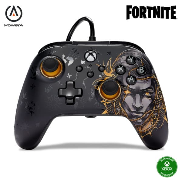 CONTROLLER PowerA, cu fir, pentru XBOX series X/ S, Fortnite Midas, "XBGP0238-01"