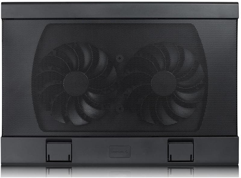 STAND DEEPCOOL notebook 15.6inch, sita metal, 2 x fan 14cm, 2 x USB, fan controller, negru, "DP-N222-WPALFS"
