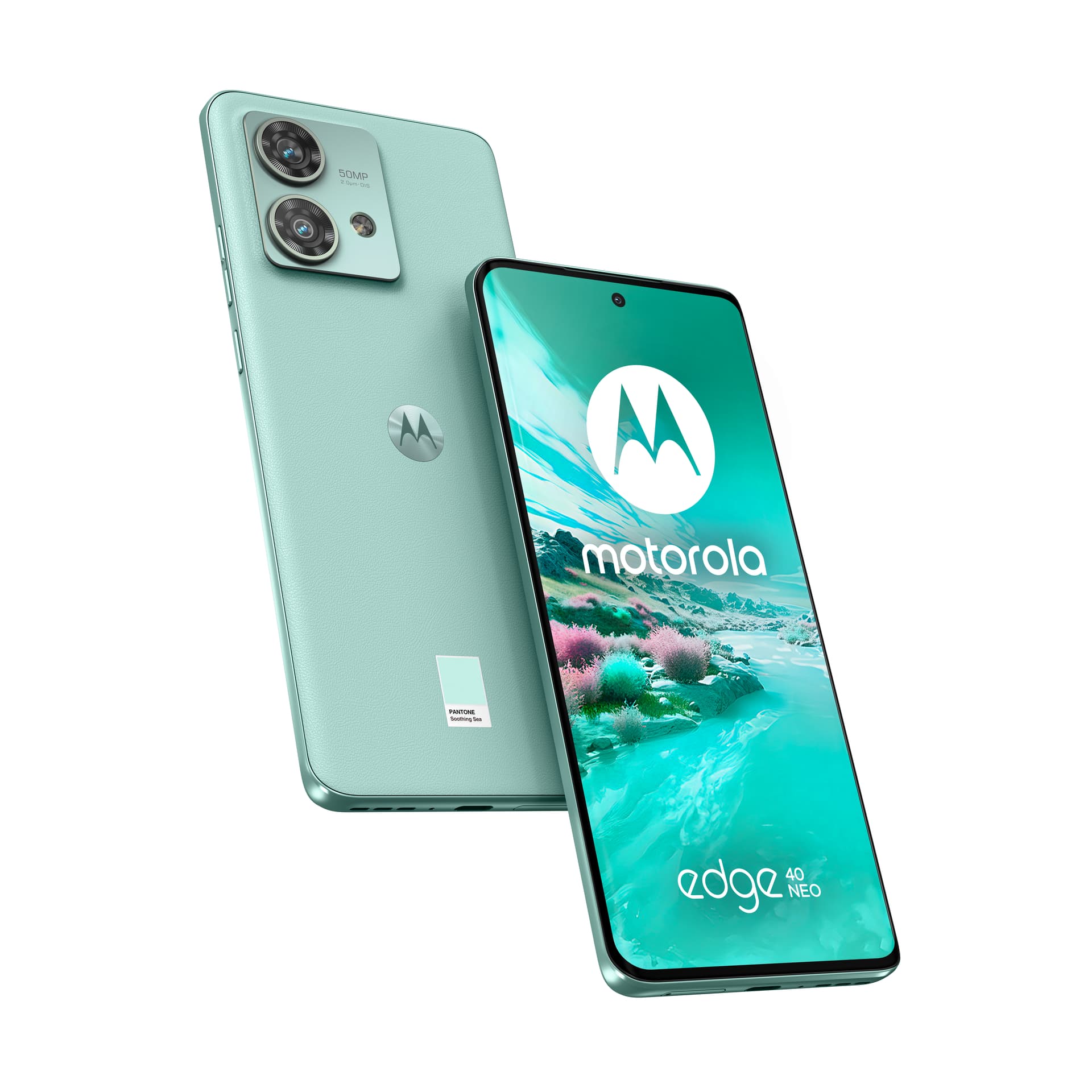 Smartphone Moto Edge 40 Neo 256GB 12GB RAM 5G Dual SIM Soothing Sea "PAYH0005PL"