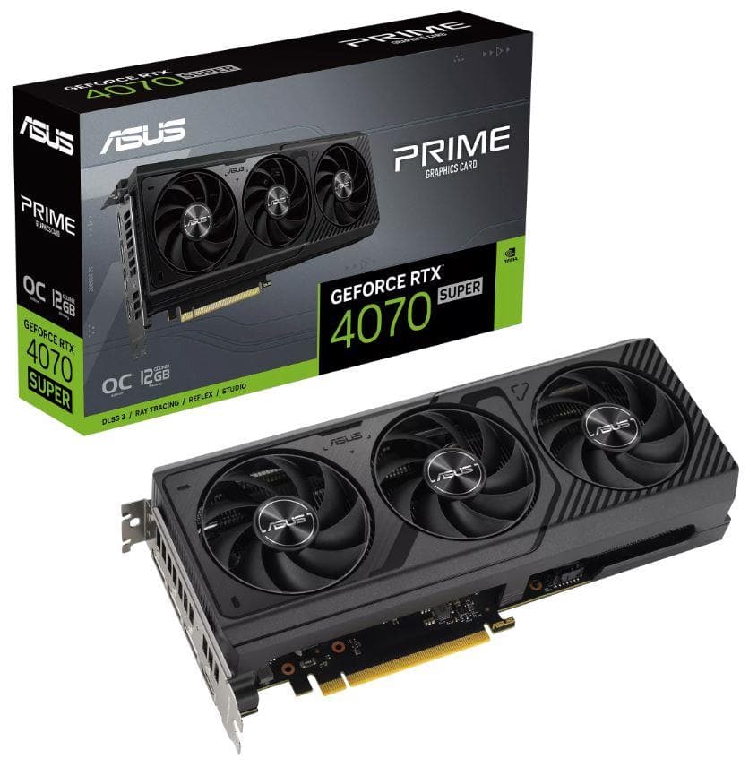 VGA PCIE16 RTX4070 SUPER 12GB/PRIME-RTX4070S-O12G ASUS "PRIME-RTX4070S-O12G"