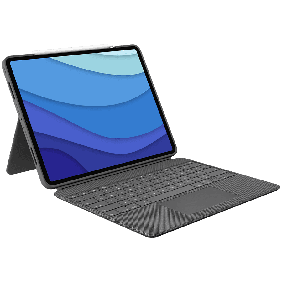 LOGITECH Combo Touch for iPad Pro 12.9-inch (5th generation) - GREY - US "920-010257"