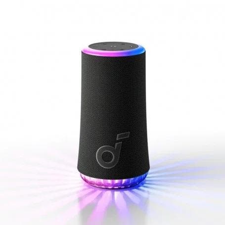 Boxa portabila Anker "Soundcore Glow" 30W, Bluetooth 5.3, IP67, iluminare, negru, "A3166G11" - 194644155209