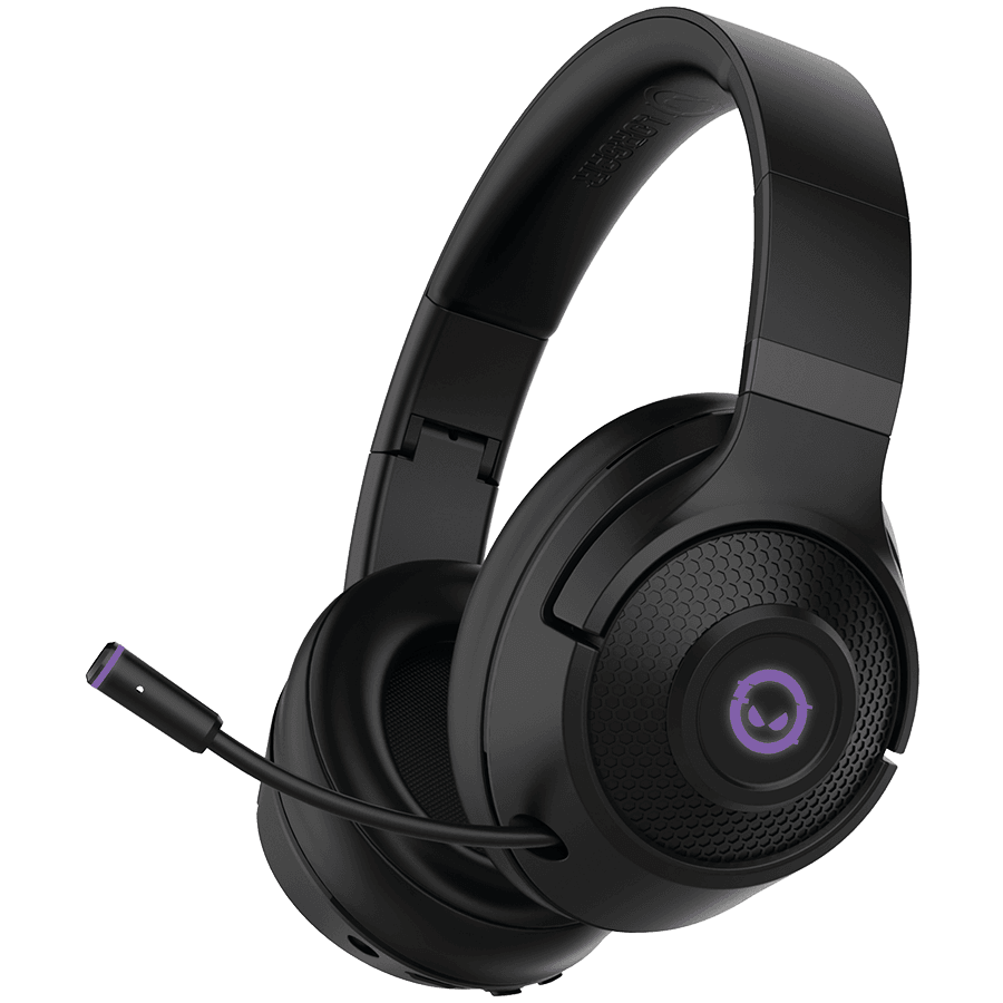 LORGAR Noah 701, gaming headset with microphone, 2.4GHz USB dongle + BT 5.1 Realtek 8763, battery 1000mAh, type-C charging cable 0.8m, audio cable 1.5m, size:195*185*80mm, 0.28kg. Black "LRG-GHS701"